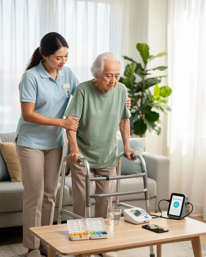 aide aux personnes âgées à domicile